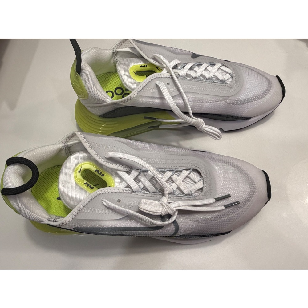 Nike Air Max 2090 Mens 10 Grey Volt White CZ7555-100 Excellent